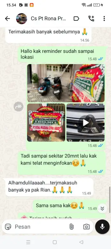 Testimonial Papan grand opening FAK FAK